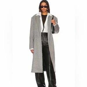 REVOLVE LINE & Dot Sadie Coat in Grey